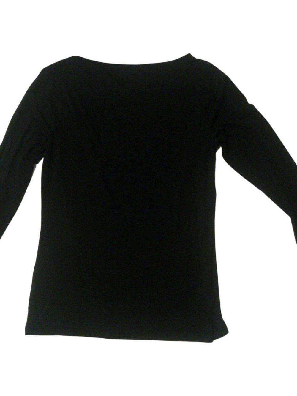 Nine West Black Long Sleeve Top with chest cut out Size M